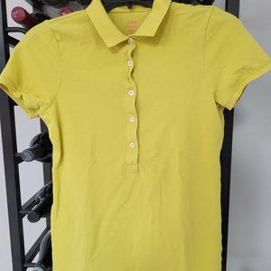 J. Crew Bright Yellow Polo T-shirt